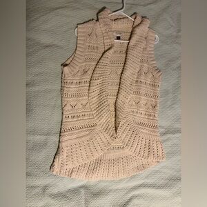 Elegant Cream Knit Cardigan